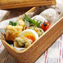 こんがり卯の花巾着・・お弁当＆古布♪