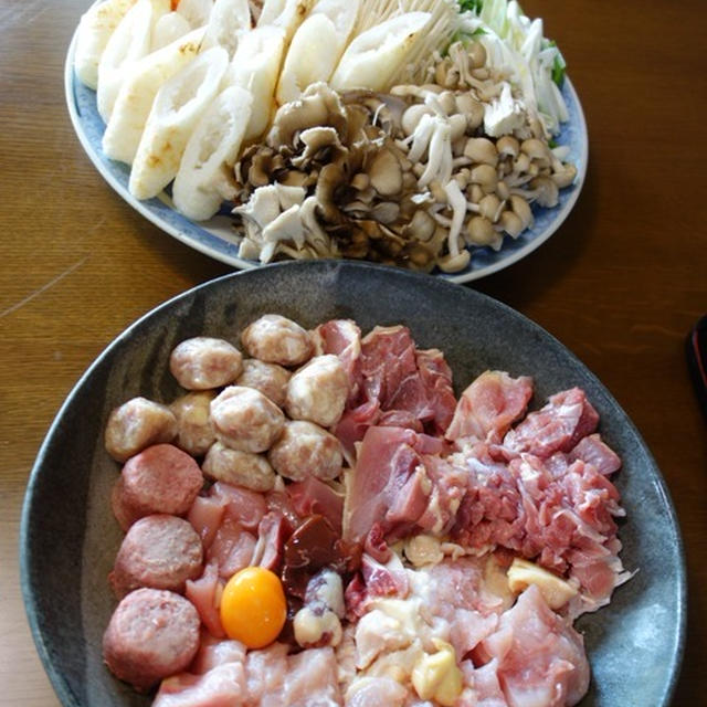 比内鶏できりたんぽ鍋