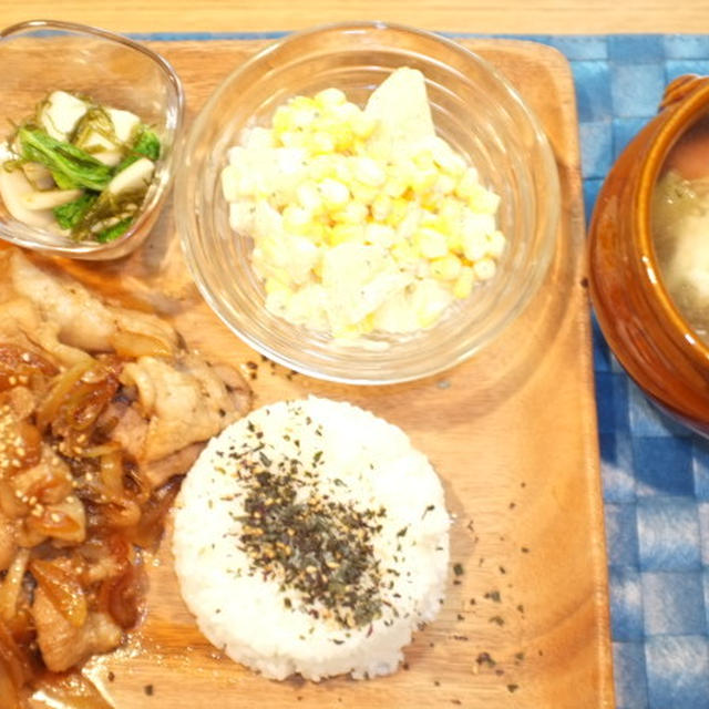 息子ちゃんの晩ごはん☆照焼き豚ロース　