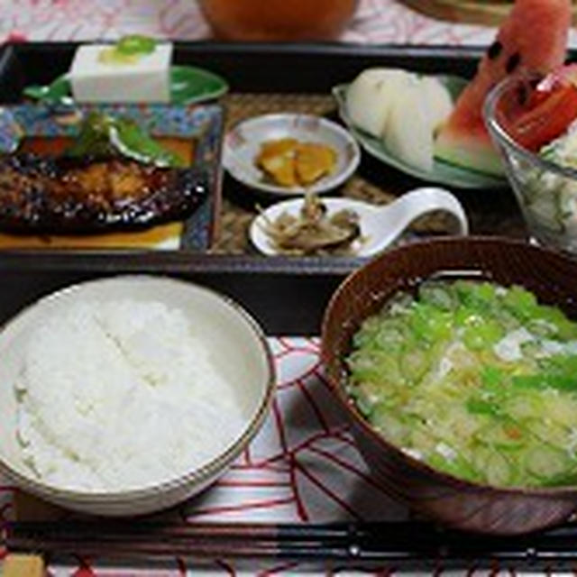 娘と一緒の晩ご飯