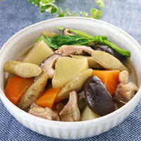 鶏と根菜の煮物（はじめましてのだしレシピ）