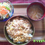 手早く出来るふんわり豆腐の卵とじ丼