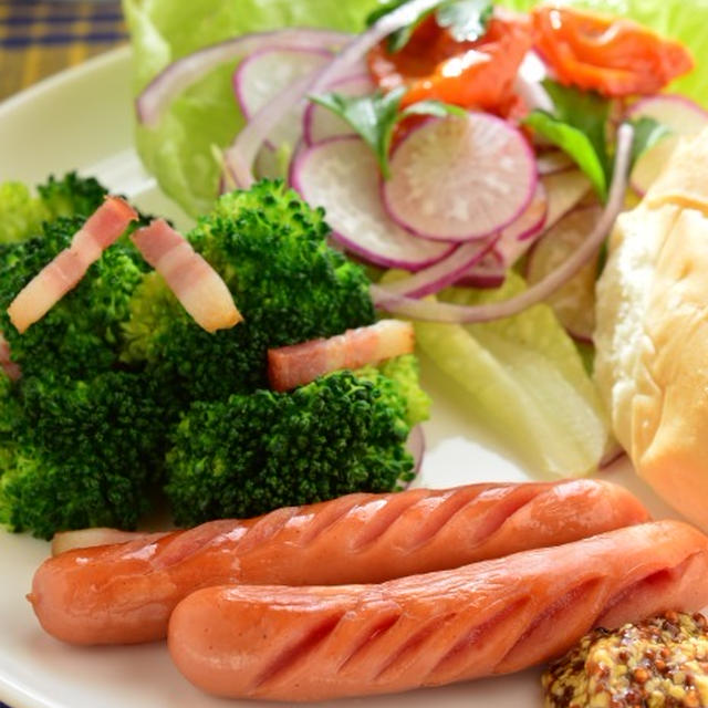 パリパリ二十日大根で朝ご飯