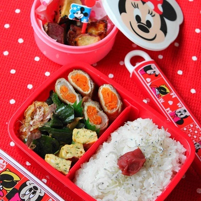 中学生のお弁当　フツーのお弁当（笑）