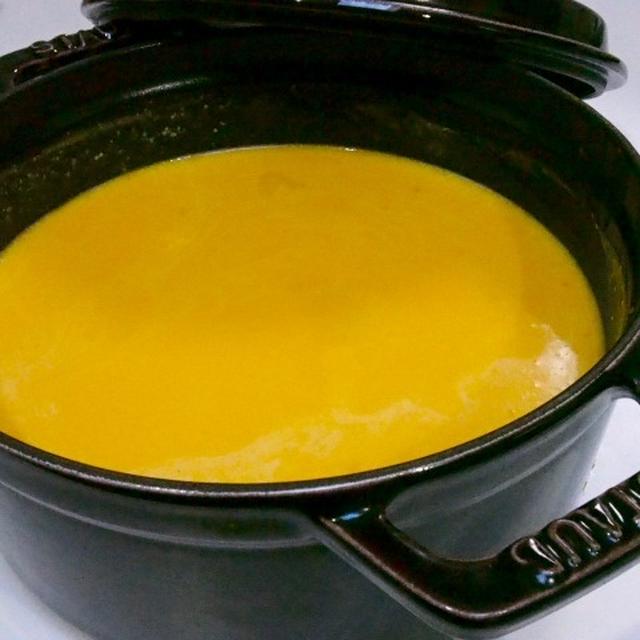 ストウブで♪冷製かぼちゃのスープ