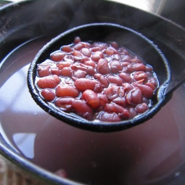 小豆を煮る