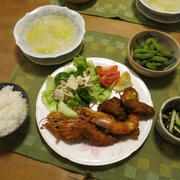頭でっかちな海老フライの晩ご飯　と　年代物のお雛様♪