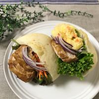 ミツカン味ぽんで さっぱり鶏チャーシューとたっぷり野菜のサンド