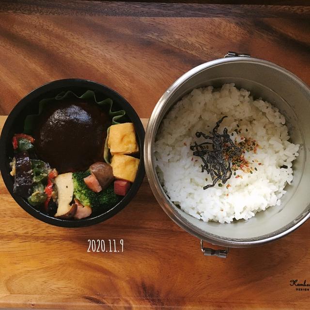 昨日と今日のお弁当[かぼちゃ煮レシピ]