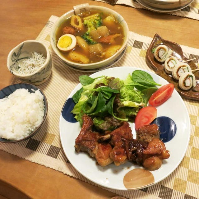 おでんの翌日はアレで食べきる晩ご飯　と　ロニセラ フレグランスの花♪