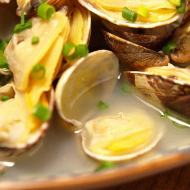 あさりバター　　あさり酒蒸し