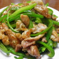豚肉とピーマンの和風炒め