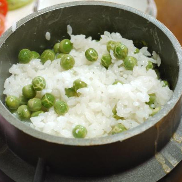 うすいえんどう豆ごはん
