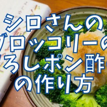 【再現レシピ】きのう何食べた?ブロッコリーのおろしポン酢の作り方を写真付きで解説!