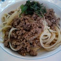 ひき肉のパスタ