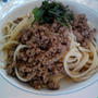 ひき肉のパスタ