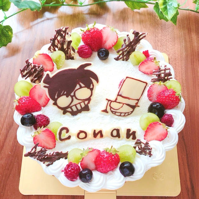 コナン 怪盗キッドのケーキ By Meruさん レシピブログ 料理ブログのレシピ満載