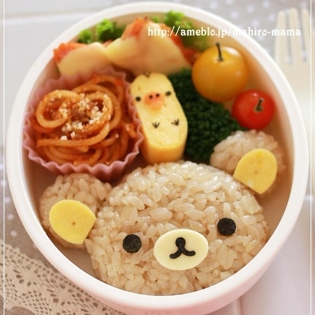 キャラ弁＊リラックマ　レシピあり♪