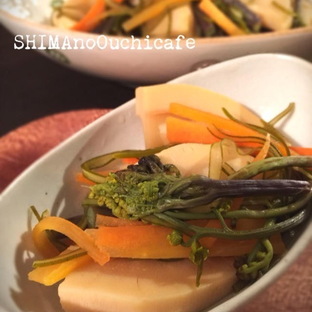 春の旬食材で タケノコとワラビの春煮物 By Shimaさん レシピブログ 料理ブログのレシピ満載