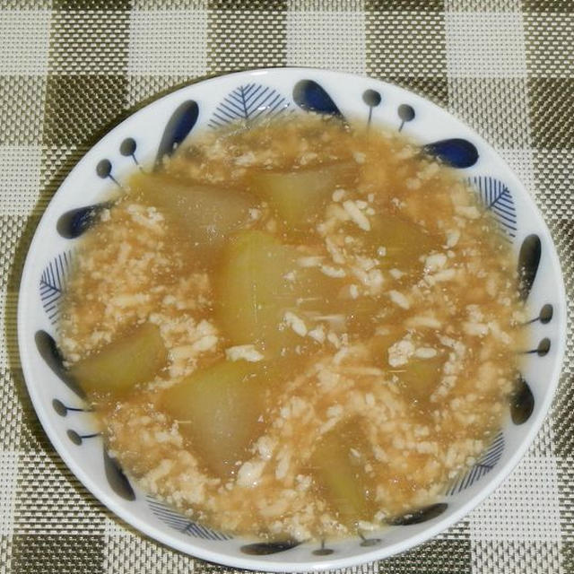 冬瓜の鶏そぼろあん