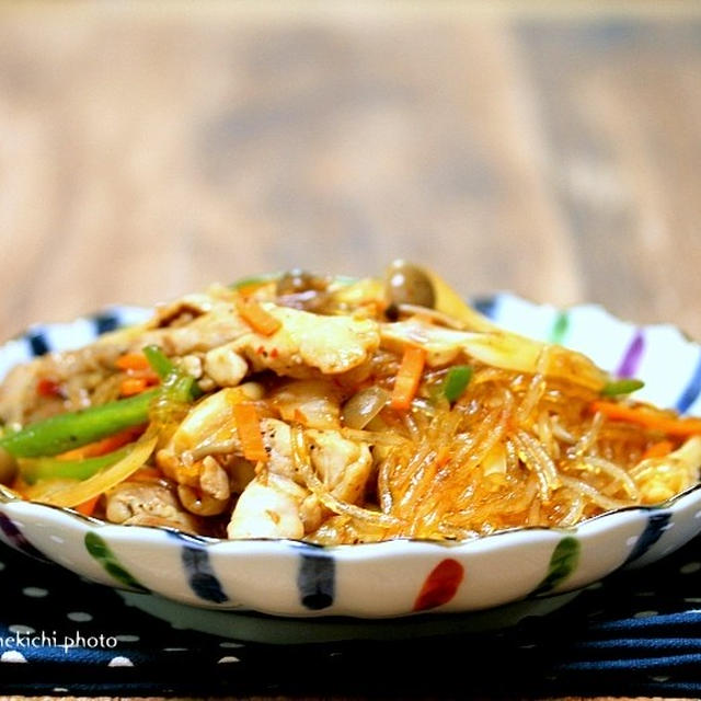 鶏肉と白菜の春雨炒め＆「京都大原三千院で買ったもの」