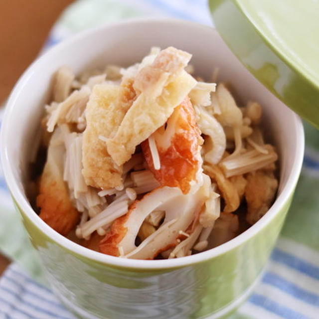 にゅうめんやおうどんに！レンジ調理の手作り煮あげ