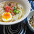 【晩ごはん】ソーキそば風（うどんだけど）＆じゅーしー風（ひじき炊き込みごはん）