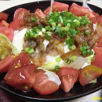 カリカリ豚バラ豆腐サラダ