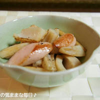 蓮根のバター醤油炒め