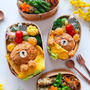 可愛いお弁当を旦那に持たせる嫌がらせ弁当「おやすみクマちゃんオムライス編」