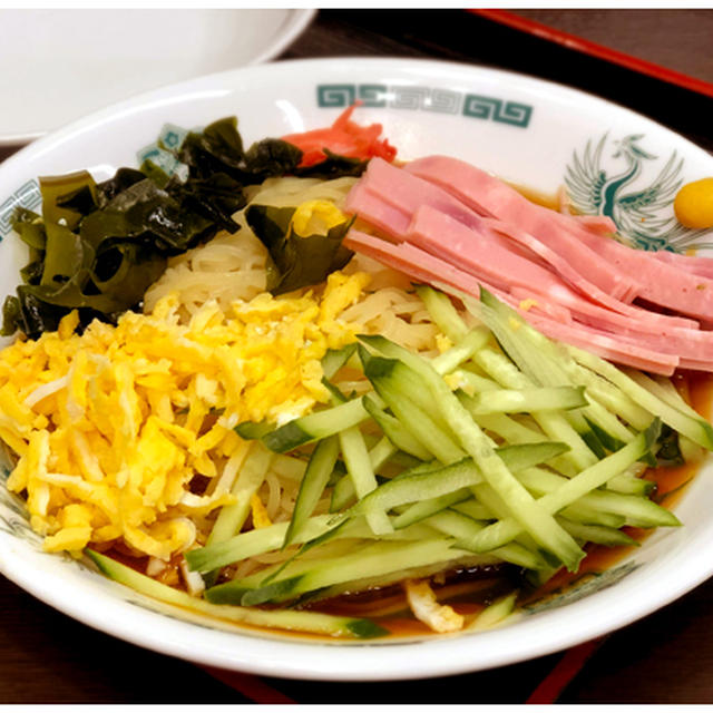 日高屋賛辞（京成立石店の黒酢しょうゆ冷し麺）