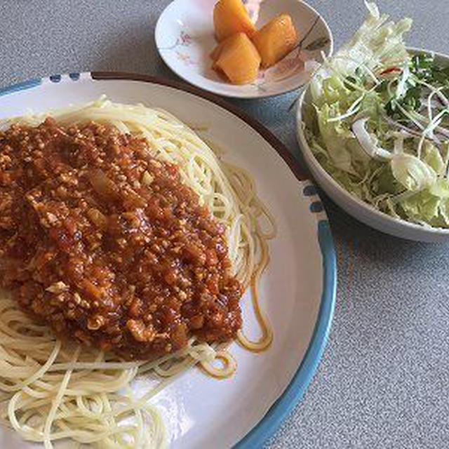 リメイクのミートソーススパゲッティ