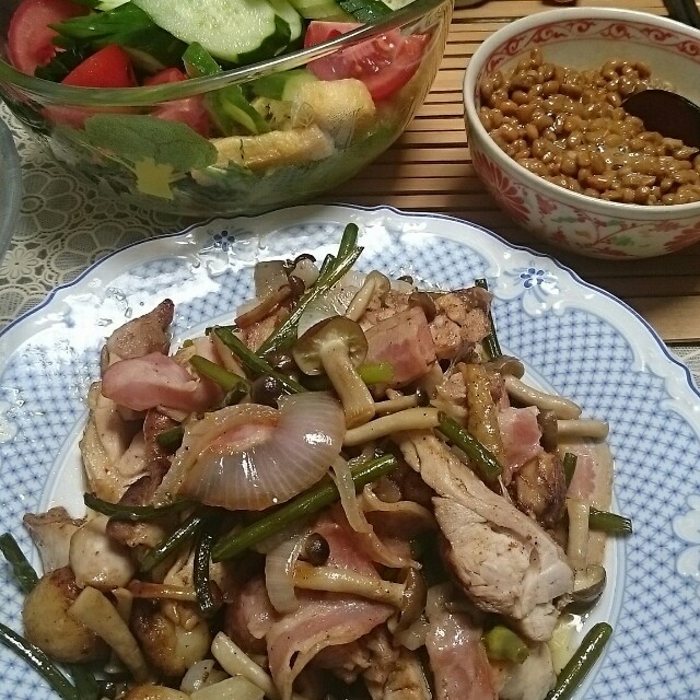 ピリ辛チキンソテー