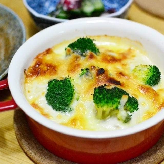 ヘルシーグラタンで晩ごはん