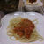 フレッシュトマトとたらこのパスタ