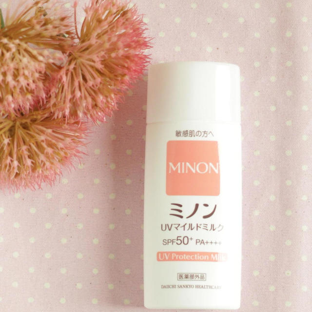 * 敏感肌の人にもミノンUVマイルドミルク♪