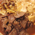 レシピ☆　カレー風味　夏の肉豆腐