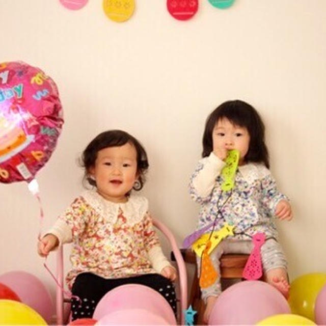双子 1歳の誕生日 By ナツさん レシピブログ 料理ブログのレシピ満載