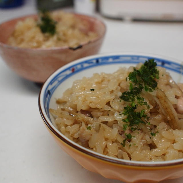 鶏ごぼうの炊込ごはん