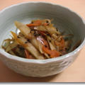 きんぴらごぼう 作り方！保存も