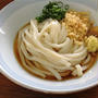 今朝の麺は冷たくない「ぶっかけうどん」