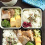 煮豚とキャベツのマスタードマヨサラダのお弁当〜食べざかり中高生男子のお弁当