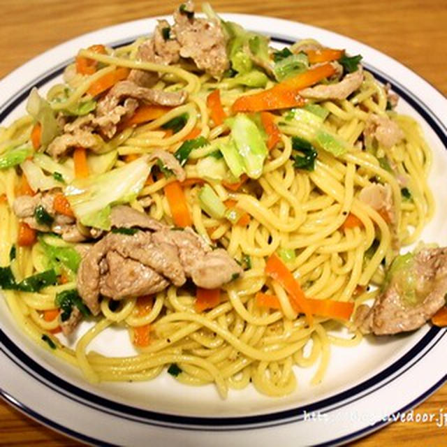 [スパイス大使]　花椒香る♪塩焼きそば　レシピ