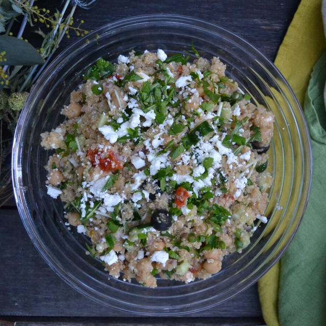 Mediterranean Quinoa Salad 地中海風キヌアサラダ