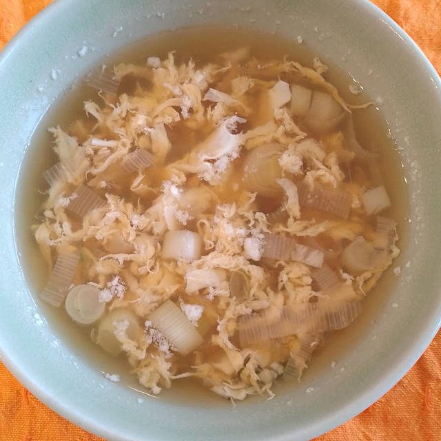 卵スープ～「三食ごはん　山村編」の料理です♪