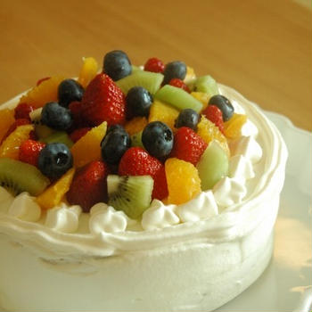 birthday に　vitamin fruits cake