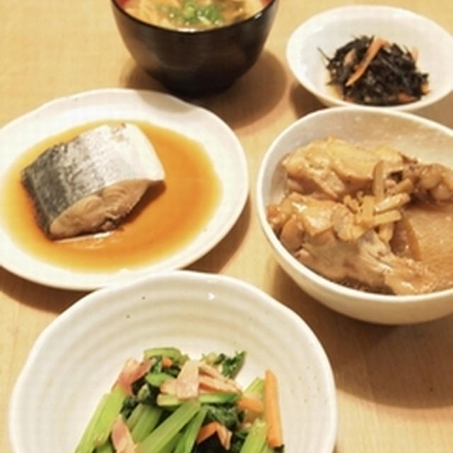 ほっこり和食・鰆の煮つけets.で晩ごはん