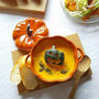 かぼちゃと生姜のポタージュスープ ＆ あさりのハロウィン♪