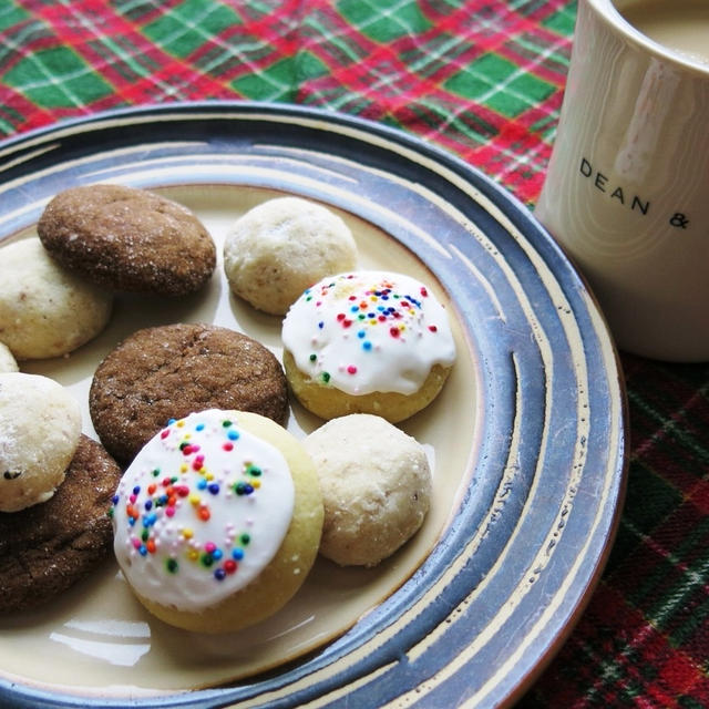 クリスマスのクッキー３種