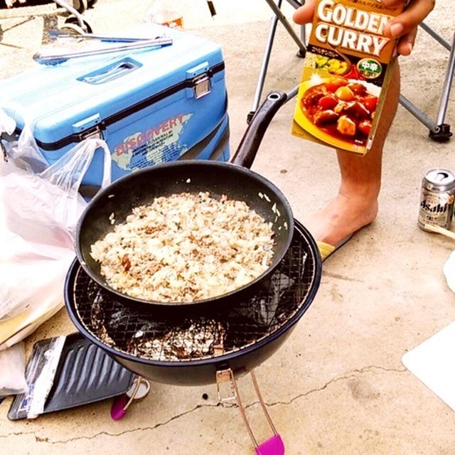 皆でBBQ